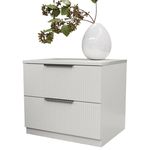 Noptieră Bayro Murano 550x500x450 Positano белый мат