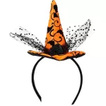 Декор Promstore 53782 Bentita Halloween Palarie vrajitoare, 20x15cm, textil