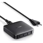 Зарядное устройство сетевое Ugreen 70870 GaN Quick Charger USB-A 3.0 + 3*Type-C 100W, Black
