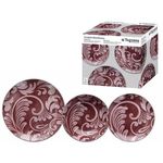 Farfurie Tognana 31900 Acanto Bordeaux 18piese, ceramica