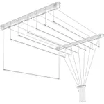 Сушилка для белья Sepio 4280 de tavan 7*120cm 4280