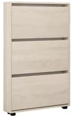 Raft pentru încălțăminte Mobildor-Lux Leo Slim 60x16x125H cm Sonoma