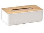 Коробка для салфеток Tendance 26X13X8.6cm, крышка бамбук, PP