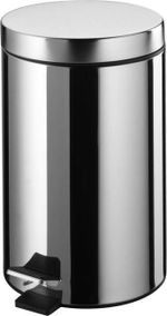 Урна для мусора Bisk 00060 cu pedala 20L inox, crom, BISK