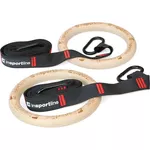 Турник inSPORTline 10810 Inele pt gimnastica d=23.5 cm IN25850 (500 kg) din lemn Suspe II
