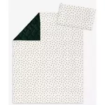 Set de perne si plapume Albero Mio 75x100 с подушкой 30x40 в люльку VELVET V109 Boho Green