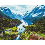 Картина по номерам BrushMe BS28730 40x50cm (în cutie) Munții Alpi