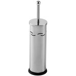 Perie WC Bisk 02478 inox perforat, crom
