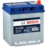 Автомобильный аккумулятор Bosch S4 12V 40Ah 330EN 187x140x227 -/+ (0092S40300)