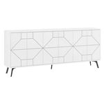 Casetieră Trendy Duna 183, Alb 184x77x35cm