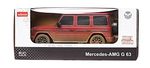Радиоуправляемая игрушка Rastar 95800-4 T/C 1:24 Mercedes-Benz G63 AMG-Muddy, rosu, 50542