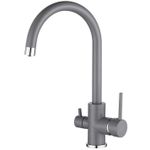 Смеситель кухонный Helika-AquaSanita 2963-202 SABIADUO Alumetallic