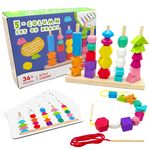 Логическая деревянная игра с карточками 