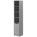 Шкаф детский MebelStar LILU 1D 40x40x210 Grey (MBS-1398)