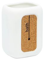 Стакан для зубных щёток Bisk 05584 CORSA alb