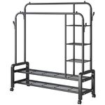 Вешалка для одежды miscellaneous RM09 Suport pentru haine 130x54x150cm, metal negru