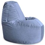Fotoliu BeanBag BeanBag BM5905, Velur de lux, XL, Albastru închis
