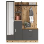 Mobilă pentru antreu Trendy DD5-AA, 140x181x36cm (GTR001394)