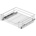 Feronerie pentru mobilă Starax S-2346-C Coș extensibil cromat, față roșie, 600mm