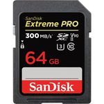 Cartela de Memorie SanDisk 64GB SDXC UHS-II U3 V90 Extreme Pro
