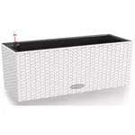 Ghiveci pentru flori Lechuza Balconera Cottage 50, White