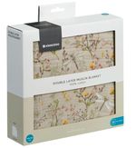 Аксессуар для пеленания Kikka Boo 31103010106 Paturica in 2 straturi de muselina Secret Garden Beige, 100x100cm
