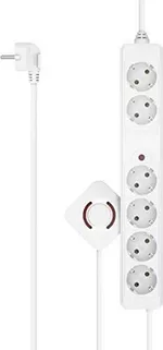 {'ro': 'Filtru electric Hama 223141 Power Strip, 6-Way, Foot Switch, 3M (2X 1.5M Incl. Switch), White', 'ru': 'Фильтр электрический Hama 223141 Power Strip, 6-Way, Foot Switch, 3M (2X 1.5M Incl. Switch), White'}
