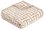 Textile de casă Ibena 2336/300 Jacquard Decke Cambridge Beige