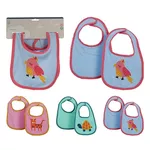 Bavețică Promstore 56359 Set bavete pentru bebelusi 2buc, bumbac