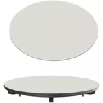 Accesoriu pentru chiuvete de bucătărie Reginox R41437 Wasteplug cover plate Soft White