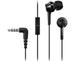 Earphones Panasonic RP-TCM115GCK Black, Mic, 4pin 1*mini-jack 3.5mm