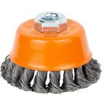 Set de tubulare, bite, duze SomaFix Tools SFX6222 perie din sârmă împletită conus tijă.125mm.M14, 82052
