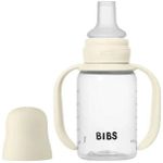 Поильник BIBS 50211216 Canuta cu tetina din silicon Sippy Ivory, 150ml