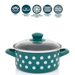 {'ro': 'Cratiță Metalac 57049 Cratita emailata Green Dots 18cm, 2.2L, capac din sticla', 'ru': 'Кастрюля Metalac 57049 Cratita emailata Green Dots 18cm, 2.2L, capac din sticla'}
