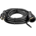 Удлинитель электрический TEB Electrik 72346 Prelungitor cu o priza, 25m, 3х1.5mm², 16A, ІР44, negru (800.825.110)
