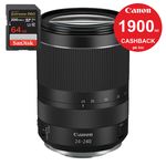 Canon RF 24-240mm F4-6.3 IS + CASHBACK 1900 lei + Sandisk SDXC 64Gb 200Mb/s