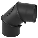 Дымоход miscellaneous Черный инспекционный отвод для дымохода 0-90 D200