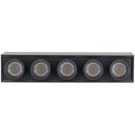Corp de iluminat interior LED Market Linear Magnetic Spot Light 8W, 4000K, LM-M7105, 4 big spots, Black