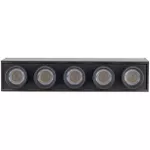 Освещение для помещений LED Market Linear Magnetic Spot Light 8W, 4000K, LM-M7105, 4 big spots, Black