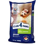 Корм для питомцев CLUB 4 PAWS 24231001 Sac caini rase mici 14 kg