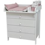 Comoda de infășat Ingvart 90017041-1 Scandi Alb/Alb