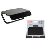 Suport pentru hârtie Promstore 52130 Tatay Onyx 12x10x5cm, cu capac, negru