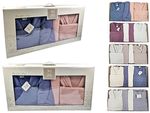 Домашний текстиль Promstore 57080 Set de baie NewHome Alfa: 2 halate, 2 prosoape 50x90+2buc, 90X150cm, Damson Cream