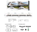 Машина Richi (810730) Cale ferata cu tren pe baterii, cu sunete si lumini