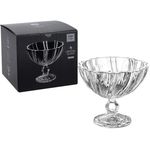 Veselă Holland 41555 Paris Конфетница хрустальная на ножке Paris D19cm H16cm