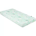 Lenjerie de pat pentru copii Kikka Boo 41107030050 Saltea pentru patut Day Dream Clouds Mint, 120x60x10 cm