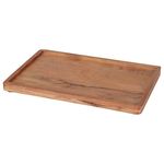 Tavă de bucătărie Promstore 50925 Tava de servire 30x20x2cm, lemn de salcam