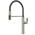 Смеситель кухонный Gessi 60922-433 Crème/Nickel PVD