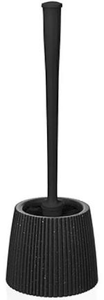 Ёршик для унитаза Бытпласт 55668 Econova Velvet 12.8x12.8x37cm, granit negru