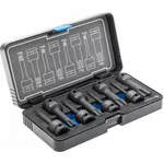 Набор головок, бит, насадок Hoegert HT6R002 насадки ударные TORX, T30-T80, 1/2